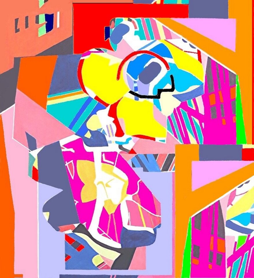 Florale Abstraktion